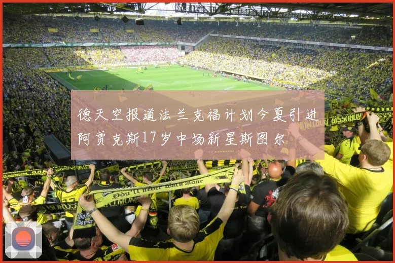 德天空报道法兰克福计划今夏引进阿贾克斯17岁中场新星斯图尔