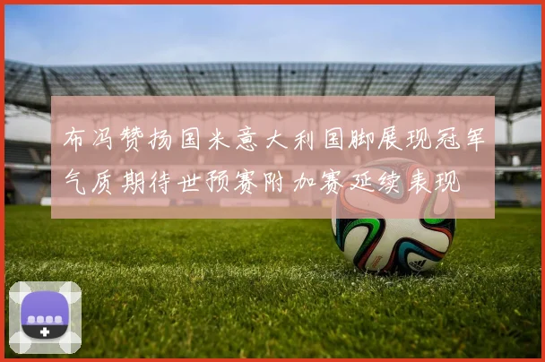 布冯赞扬国米意大利国脚展现冠军气质期待世预赛附加赛延续表现